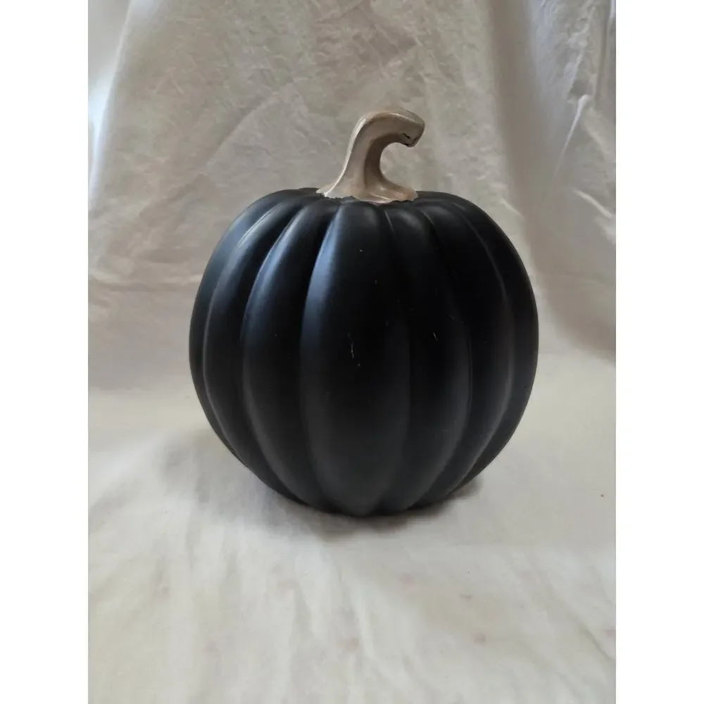 Happy Halloween 7.5” Black Pumpkin It’s Just A Bunch Of Hocus Pocus Table Decor